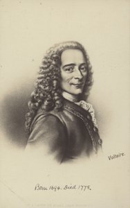 Voltaire, französischer Schriftsteller, Philosoph und Dramatiker