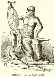 Vulkan (oder Hephaistos) von English School