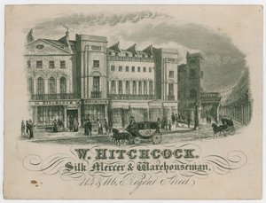 W Hitchcock, Visitenkarte