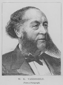 W K Vanderbilt (Gravur) von English School