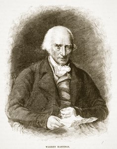 Warren Hastings, Illustration aus Cassells Illustrierter Geschichte Englands von English School