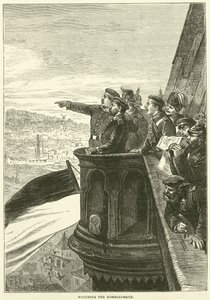 Beobachtung des Bombardements, Dezember 1870 von English School