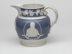 Waterloo-Gedenkkrug, ca. 1815 (Steingut)