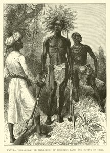 Watuta Ruga-Ruga oder Plünderer der Mirambo-Bande und Einheimischer von Uhha von English School