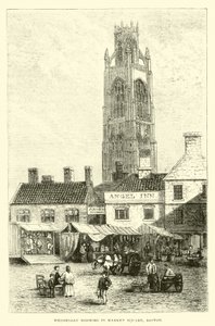 Mittwochmorgen auf dem Marktplatz, Boston von English School