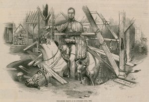 Die Wellington-Statue, wie sie im Juni 1846 erschien