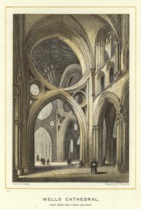 Kathedrale von Wells, Blick vom Nordtransept von English School