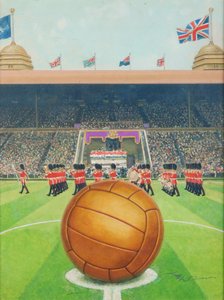 Wembley-Stadion am großen Spieltag