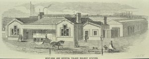 West End und Crystal Palace Bahnhof, Queenstown Road