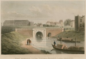 Westlicher Eingang zum Tunnel, Regents Canal, Islington, London