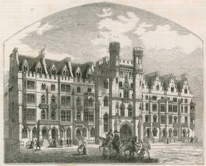 Westminster-Verbesserungen - Neue Häuser im Broad Sanctuary von English School
