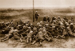 Während des Wartens auf den Befehl zum Vorrücken, 1914-19