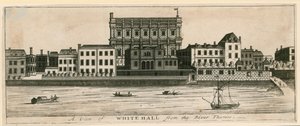 Whitehall vom Fluss Thames
