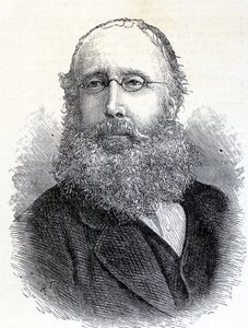 William Bromley-Davenport (1821-1884) aus Illustrated London News, 28. Juni 1884 von English School