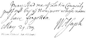 William Fleetwood, Bischof von St. Asaph von English School