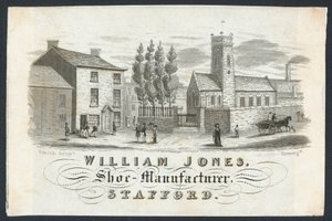 William Jones, Schuhhersteller, Visitenkarte