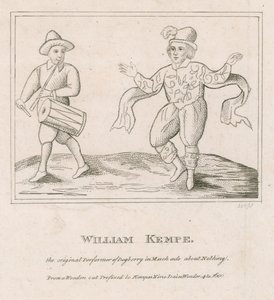 William Kempe, der ursprüngliche Darsteller von Dogberry in Viel Lärm um nichts von English School