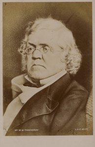 William Makepeace Thackeray (1811-1863), englischer Romanautor von English School