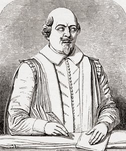 William Shakespeare, nach der Büste vom Grab in Stratford, aus 