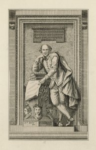 William Shakespeare Denkmal von English School