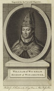 William von Wickham, Bischof von Winchester von English School