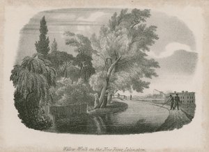 Willow Walk am New River, Islington, London von English School