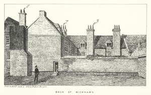 Winchester College: Rückseite von Wickham