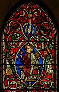 Fenster Ew mit Christus auf dem Jessebaum von English School