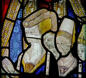 Fenster Ew zeigt Königin Elizabeth Woodville - die Töchter von