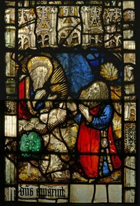 Fenster S3 mit Abraham und Gott
