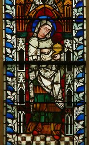 Fenster mit Darstellung von Maria Magdalena
