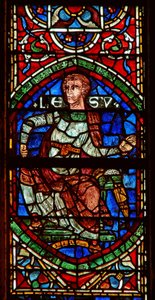 Fenster, das eine genealogische Figur zeigt: Jose