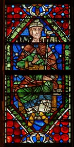Fenster, das eine genealogische Figur zeigt: Nathan