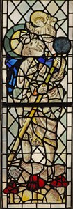 Fenster N3 mit St. Christophorus