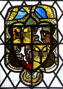 Fenster n7, Königliche Wappen von English School