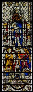 Fenster w12 mit Corpus Christi