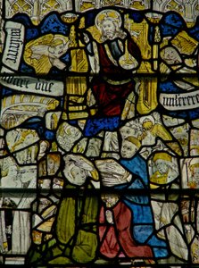 Fenster w25 mit dem Te Deum