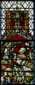 Fenster w32, Darstellung der Verkündigung an Joachim