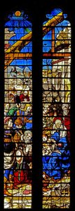 Fenster w4, Anbetung der Heiligen Drei Könige von English School