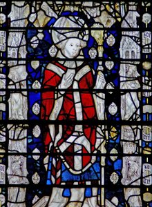 Fenster w6, St. Chad darstellend von English School