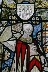 Fenster w6, Darstellung eines Stifters - Elizabeth Fitzwauter von English School