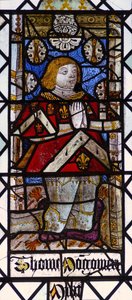 Fenster w7, Darstellung eines Stifters - Thomas Montgomery
