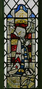 Fenster w7, Darstellung eines Stifters - Anne Denstone von English School