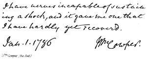 William Cowper (der Dichter) von English School