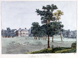 Wolterton Hall, Norfolk, Heimat der Walpoles, Illustration aus William Watts