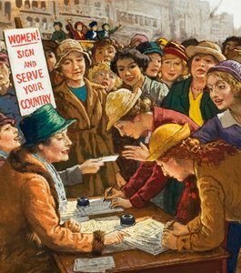 Freiwillige Frauenarbeit im Ersten Weltkrieg von English School