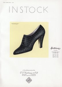 Damenschuhwerbung, 1930er Jahre von English School