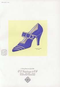 Damenschuhwerbung, 1930er Jahre von English School
