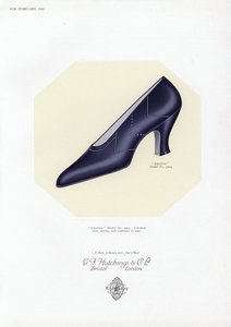 Damenschuhwerbung, 1930er Jahre von English School
