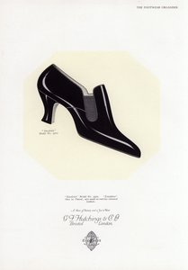 Damenschuhwerbung, 1930er Jahre von English School